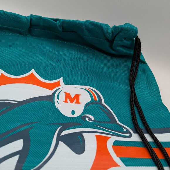 NFL Miami Dolphins Drawstring Bag, 17" x 13" - Picture 5 of 15